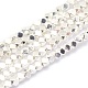Electroplate Non-magnetic Synthetic Hematite Beads Strands(G-L485-10C-S)-1
