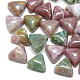 Natural Indian Agate Cabochons(G-T025-10x10mm-17)-1
