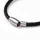 Unisex Leather Cord Bracelets(BJEW-JB04784)-3