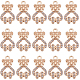 40Pcs Alloy Crystal Rhinestone Pendants(ALRI-SC0001-28)-1