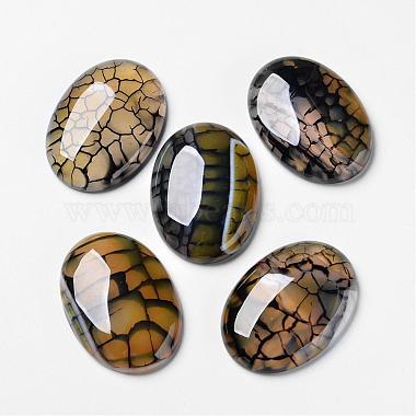 30mm Oval Natural Agate Cabochons