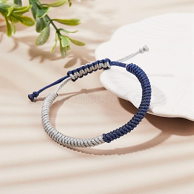 bracelet tressé en fils de nylon(BJEW-SW00058-2)-3