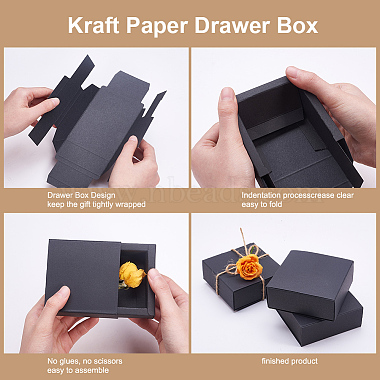 Kraft Paper Drawer Box(CON-YW0001-03A-B)-4