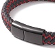 Leather Braided Cord Bracelets(X-BJEW-E345-07-B)-2
