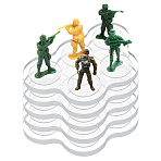 4Pcs Acrylic Display Box, Clear, 6.5x9.8x0.55cm(DIY-FG0006-85)