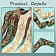AHADERMAKER 14M 2 Colors Ethnic Style Embroidery Polyester Ribbons(OCOR-GA0001-54)-8