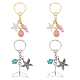 4Pcs 2 Style Alloy Keychain(KEYC-FH00072)-1