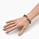 Natural Unakite Beads Stretch Bracelets(BJEW-JB03860-05)-3
