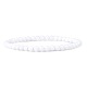 Pulseras elásticas de jade blanco natural de 1 mm(RP2095-8)-1