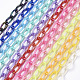 Acrylic Opaque Cable Chains(X-PACR-N009-001)-1