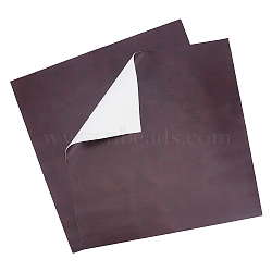 Gorgecraft PVC Leather Fabric, Leather Repair Patch, for Sofas, Couch, Furniture, Drivers Seat, Rectangle, Coconut Brown, 30x30cm, 2pcs/set(DIY-GF0003-50-08)