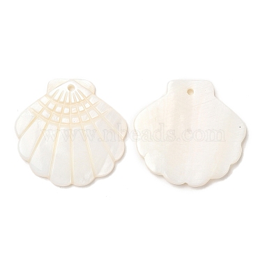 Natural Freshwater Shell Pendants(SHEL-F007-20)-2