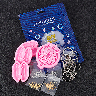 Sunnyclue diy llavero y pendiente artesanías de resina epoxi(DIY-SC0015-58)-7