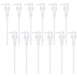 24 Tooth Plastic Dispensing Pumps, Fits Shampoo and Conditioner Jugs Bottles, Clear, 4.55x2.65x13.8~21cm(FIND-WH0421-87A-03)