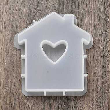 DIY House with Heart Pattern Candle Silicone Molds(DIY-G113-05D)-4