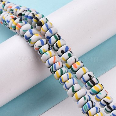 Handmade Polyester Clay Beads Strand(CLAY-P001-02C)-2