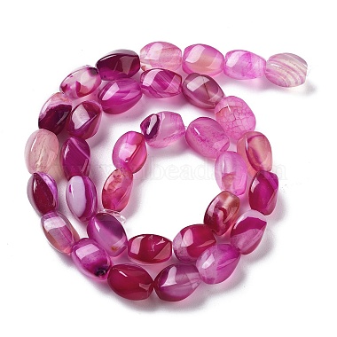 Natural Banded Agate Beads Strands(G-G172-01K)-3