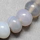 Natural Grey Agate Stone Beads Strands(G-S105-8mm-03)-1