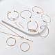 Alloy Rectangle Bar Pendant Dangle Earrings & Bangles & Lariat Necklace(SJEW-AN0001-16)-7