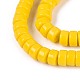 Opaque Solid Color Glass Beads Strands(GLAA-N026-3x6mm-13)-3
