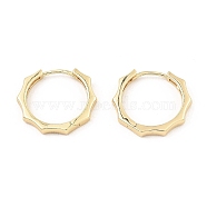 Brass Hoop Earrings, Sun, Light Gold, 18x21x3mm(EJEW-I289-18A-KCG)