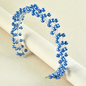 Pearl Crystal Soft Chain Hairband - Bridal Wedding Hair Accessories.