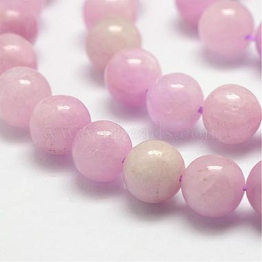 Natural Kunzite Beads Strands(G-D856-03-8mm)-3