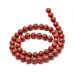 Grade A Natural Red Jasper Bead Strands(X-G-P075-36-8mm)-2