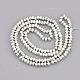 Electroplate Non-magnetic Synthetic Hematite Bead Strands(G-Q465-21S)-2