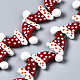 Handmade Bumpy Lampwork Beads Strands(LAMP-Q031-007)-2