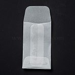 Rectangle Translucent Parchment Paper Bags, for Gift Bags and Shopping Bags, Clear, 6.8mm, bag: 5x3x0.03cm(CARB-A005-01A)