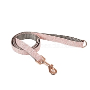 Nylon Strong Dog Leash, with Comfortable Padded Handle, Iron Clasp, for Small Medium and Large Dogs, Pet Supplies, Pink, 1250x20mm(PW-WG25675-22)