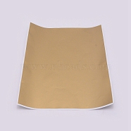 Adhesive Sticker Coated Scratch Off Film Password Sticker, DIY Scraping Award Card, Rectangle, Gold, 277x211x0.1mm(DIY-WH0184-31A)