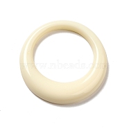 Resin Linking Ring, Round Ring, Cornsilk, 35x5mm, Inner Diameter: 24mm(RESI-C028-01D)
