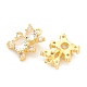 Brass Cubic Zirconia Pendants(ZIRC-O041-05G)-2