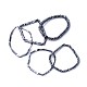 Non-magnetic Synthetic Hematite Stretch Bracelets(BJEW-F376-02)-1