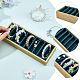 10 Grids PU Leather Bangle Organizer Display Trays(BDIS-WH0008-19B)-3