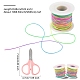 cordon &eacute;lastique rond en polyester(EC-YW0001-02A)-3
