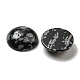 Natural Snowflake Obsidian Cabochons(G-C115-02A-14)-2