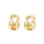 Brass Bead Tips, Cadmium Free & Lead Free, Long-Lasting Plated, Rack Plating, Real 18K Gold Plated, 5.5x4mm, Hole: 1.6mm, Inner Diameter: 1.4mm(KK-C156-02A-G)
