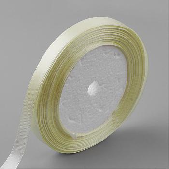 Single Face Satin Ribbon, Polyester Ribbon, Breast Cancer Pink Awareness Ribbon Making Materials, Valentines Day Gifts, Boxes Packages, Beige, 3/8 inch(10mm), about 25yards/roll(22.86m/roll), 10rolls/group, 250yards/group(228.6m/group)