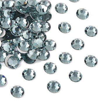 Preciosa&reg MAXIMA Crystal No Hotfix Flatback Stones, Czech Crystal, Dura Foiling, Round(438 11 615 Chaton Rose), 30010 Smoked Sapphire, SS6(1.9~2.1mm)