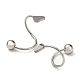 304 Stainless Steel Spiral Stud Earrings(EJEW-F322-02P)-2
