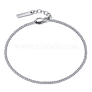 Stainless Steel Twisted Chain Bracelets for Men, Stainless Steel Color(KO0407-4)