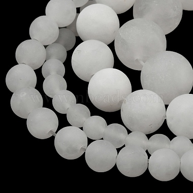 Olycraft 4 Strands 4 Style Natural White Jade Beads Strands(G-OC0002-87)-3