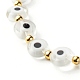 Handmade Evil Eye Lampwork Beads Stretch Bracelet(BJEW-JB06864-01)-4