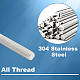 304 Stainless Steel M5 Full Screw Threaded Rod(FIND-WH0290-51P)-4