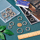 32Pcs 4 Styles Zinc Alloy Spring Gate Rings(FIND-SC0005-23)-3