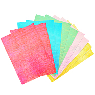 A4 Shiny Craft Papers, Sparkling Origami Paper, Rectangle, Mixed Color, 297x210x0.1mm, 5 colors, 2 sheets/color, 10 sheets/bag(DIY-WH0304-325)