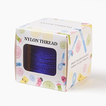 Nylon Thread, Blue, 1.0mm, about 49.21 yards(45m)/roll